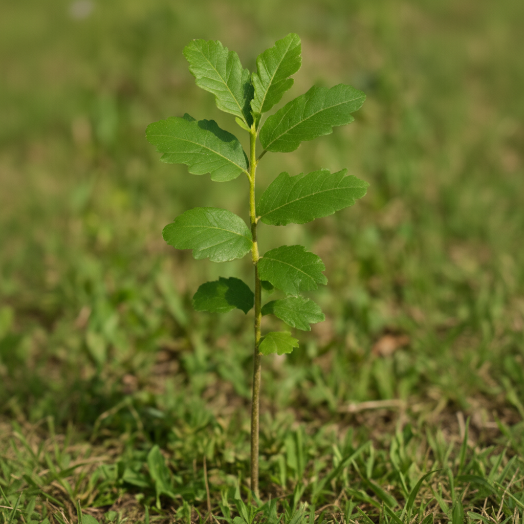 Golden oak (Quercus alnifolia)